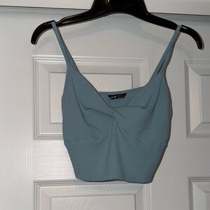 SHEIN Dusty Blue Twist Front Camisole